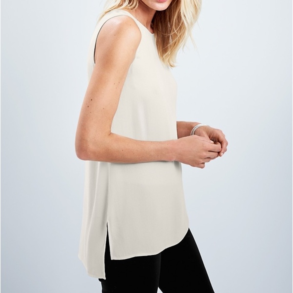 EILEEN FISHER Silk Top Size Small - Picture 2 of 13